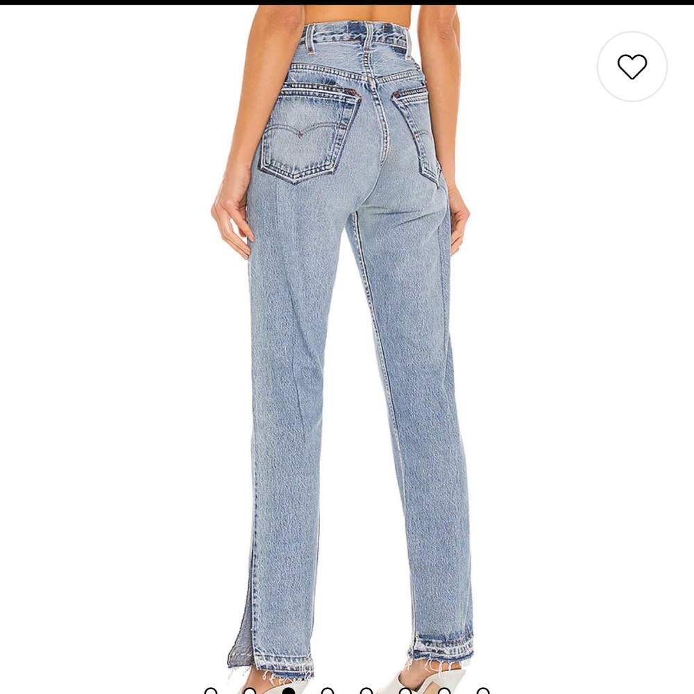 EB Denim Light Blue High-Rise Straight Jeans - Picture 3 of 8